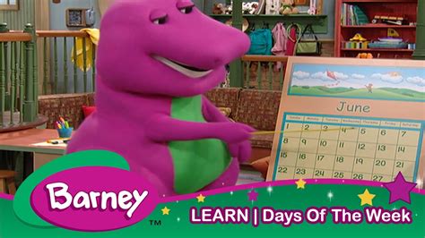 barney & friends days of the week sharing